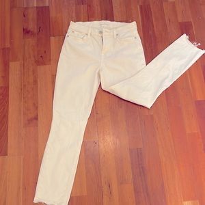 White seven for all man kind pants